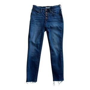 Madewell 9"‎ High Riser Skinny Skinny Cropped Jeans Size 26